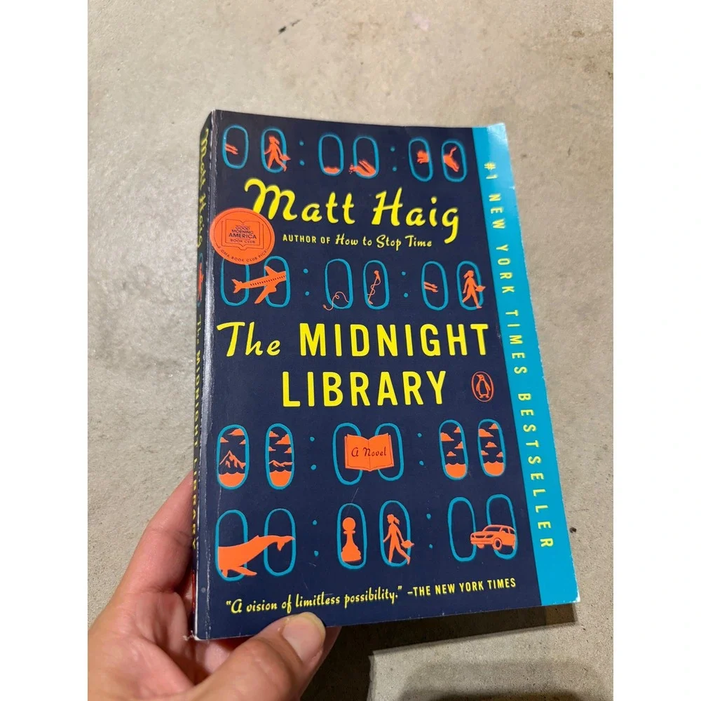 The Midnight Library Matt Haig Paperback Novel Bestseller  Fiction